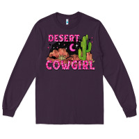 Plum desert cowgirl Long Sleeve Tee - Zillion Design Studio