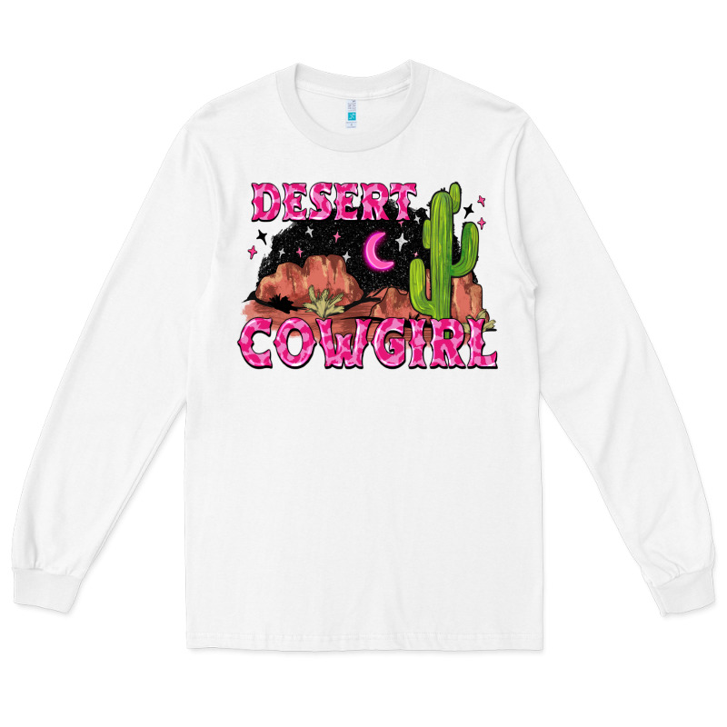 Desert Cowgirl Long Sleeve Tee by Zillion Design Studio | Teevron