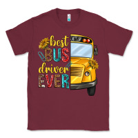 Burgundy best bus driver ever Classic Tee - texasbilliewilder