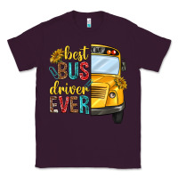 Plum best bus driver ever Classic Tee - texasbilliewilder