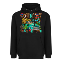 Black country roads take me home Heavyweight Hoodie - AdoDesignShop