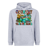 Heather Grey country roads take me home Heavyweight Hoodie - AdoDesignShop