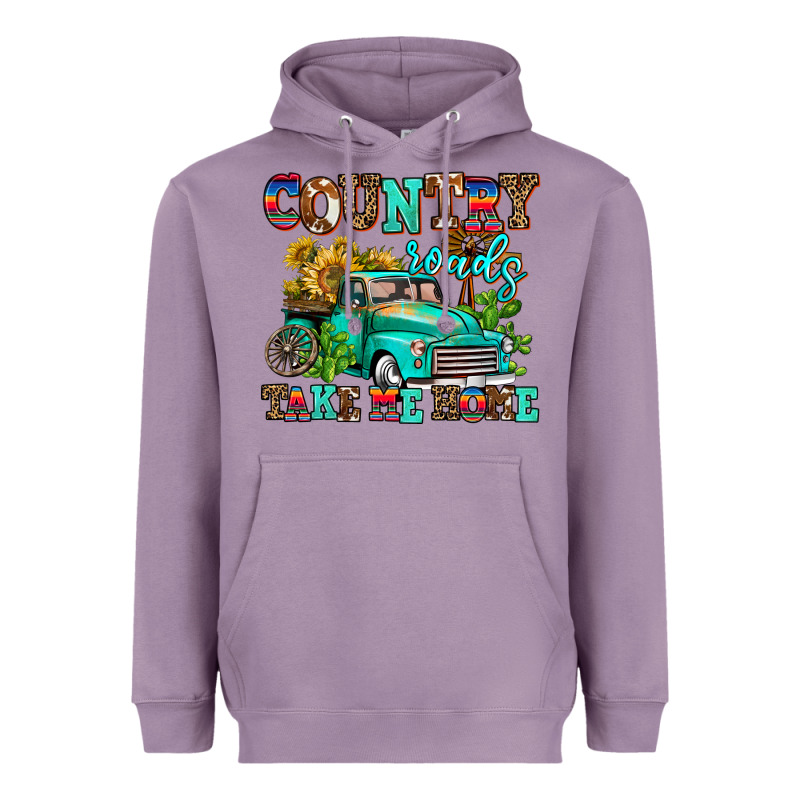 Country Roads Take Me Home Heavyweight Hoodie by AdoDesignShop | Teevron