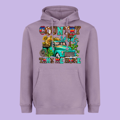 Country Roads Take Me Home Heavyweight Hoodie Designed By Adodesignshop