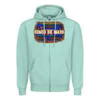 Seafoam Cinco de Mayo Zipper Hoodie - texasbilliewilder