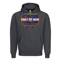 Smoke Cinco de Mayo Zipper Hoodie - texasbilliewilder