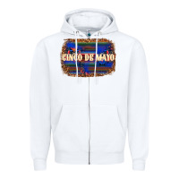 White Cinco de Mayo Zipper Hoodie - texasbilliewilder