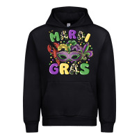 Black mardi gras Urban Hoodie - MaliasSmallBusiness
