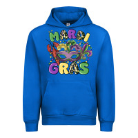 Cobalt mardi gras Urban Hoodie - MaliasSmallBusiness
