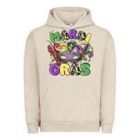 Pigment French Oak mardi gras Urban Hoodie - MaliasSmallBusiness