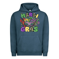 Pigment Midnight Navy mardi gras Urban Hoodie - MaliasSmallBusiness