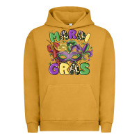 Pigment Peanut Butter mardi gras Urban Hoodie - MaliasSmallBusiness