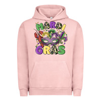 Pigment Salmon mardi gras Urban Hoodie - MaliasSmallBusiness