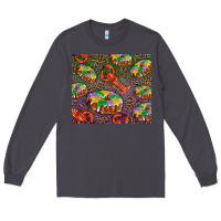 Smoke Mardi gras king cake and crawfish Long Sleeve Tee - RanaPortraitStore