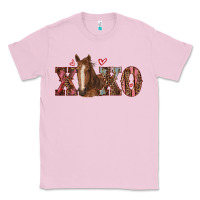 Bubblegum Pink xoxo horse Classic Tee - RanaPortraitStore