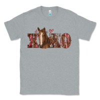 Heather Grey xoxo horse Classic Tee - RanaPortraitStore