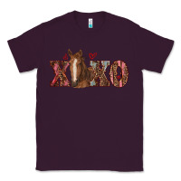 Plum xoxo horse Classic Tee - RanaPortraitStore