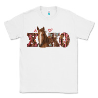 White xoxo horse Classic Tee - RanaPortraitStore