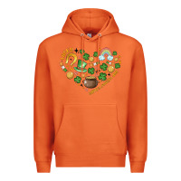 Carrot st patricks  hearts Premium Hoodie - MaliasSmallBusiness