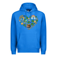True Royal st patricks  hearts Premium Hoodie - MaliasSmallBusiness
