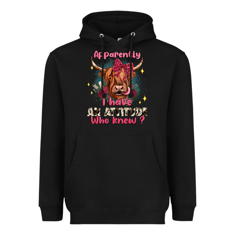 Apparently I Have An Attitude Who Knew Heavyweight Hoodie by JahusDesignShop | Teevron
