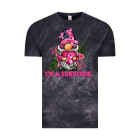 Cloud Black i'm a survivor gnome Vintage Tee - BarkalooDesign