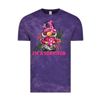Cloud Purple i'm a survivor gnome Vintage Tee - BarkalooDesign