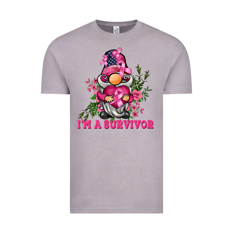 I'm A Survivor Gnome Vintage Tee by BarkalooDesign | Teevron