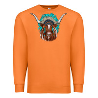 Carrot texas longhorn indian headdress Premium Sweatshirt - JahusDesignShop