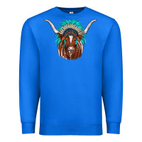 True Royal texas longhorn indian headdress Premium Sweatshirt - JahusDesignShop