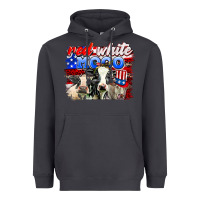 Smoke red white moo Heavyweight Hoodie - AdoDesignShop