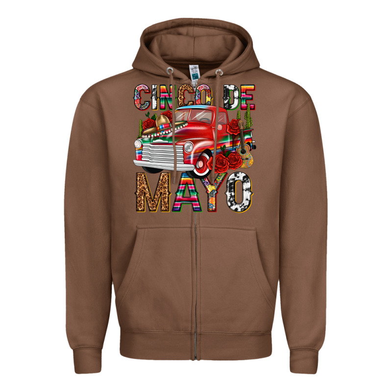 Cinco De Mayo Truck Zipper Hoodie by texasbilliewilder | Teevron
