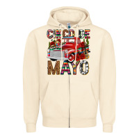 Sandshell Cinco de Mayo Truck Zipper Hoodie - texasbilliewilder