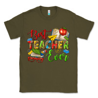 Army Green best teacher ever Classic Tee - texasbilliewilder