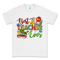 White best teacher ever Classic Tee - texasbilliewilder