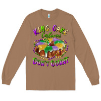 Toasted Coconut mardi gras king cake calories don't count Long Sleeve Tee - RanaPortraitStore