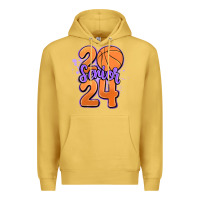 Antique Gold senior 2024 basketball Premium Hoodie - MaliasSmallBusiness