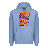 Colony Blue senior 2024 basketball Premium Hoodie - MaliasSmallBusiness
