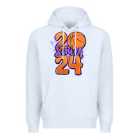White senior 2024 basketball Premium Hoodie - MaliasSmallBusiness