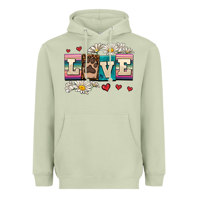 Love Dog Heavyweight Hoodie by AdoDesignShop | Teevron