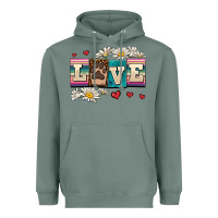 Sage love dog Heavyweight Hoodie - AdoDesignShop