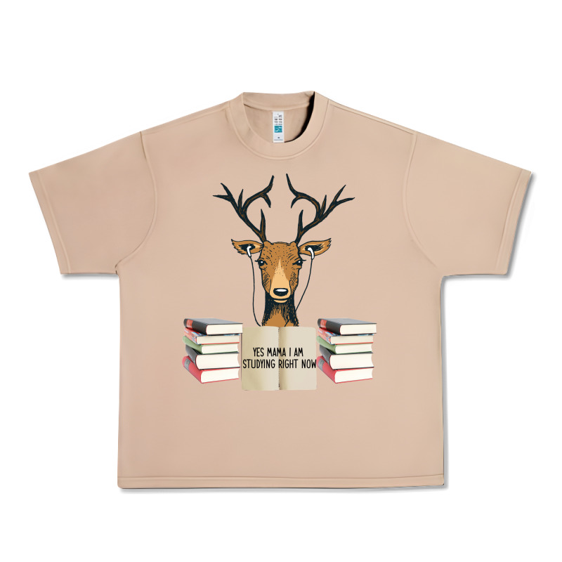 Yes Mama I Am Studying Right Now, Deer Urban Heavy Tee by Bettercallsaul | Teevron