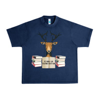 Navy Yes Mama I Am Studying Right Now, Deer Urban Heavy Tee - Bettercallsaul
