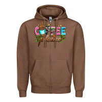 Chestnut coffee please Zipper Hoodie - Zillion Design Studio