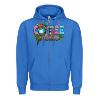 True Royal coffee please Zipper Hoodie - Zillion Design Studio