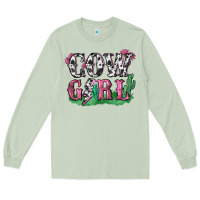 Matcha cowgirl lightning bolt Long Sleeve Tee - Zillion Design Studio