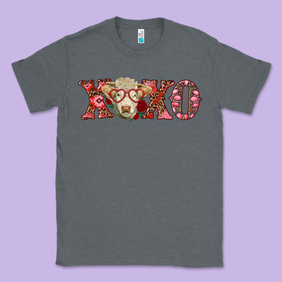 Xoxo Charolais Cow Classic Tee Designed By Ranaportraitstore