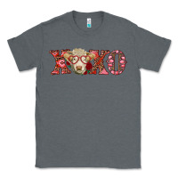Charcoal Heather xoxo charolais cow Classic Tee - RanaPortraitStore