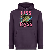 Plum kiss my bass Heavyweight Hoodie - JahusDesignShop