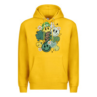 Lemon st patricks day green smile Premium Hoodie - MaliasSmallBusiness